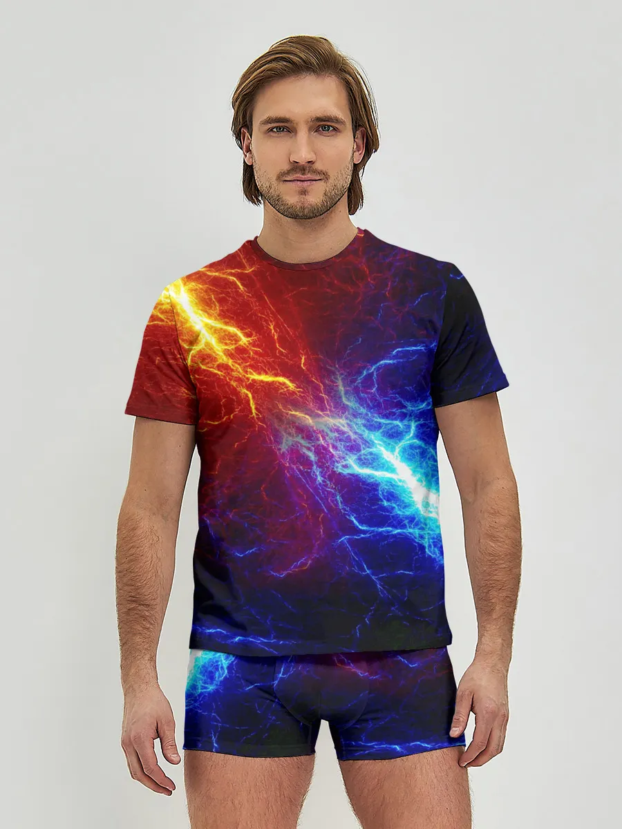 Мужские трусы с футболкой / БИТВА МОЛНИЙ / BATTLE FLASH
