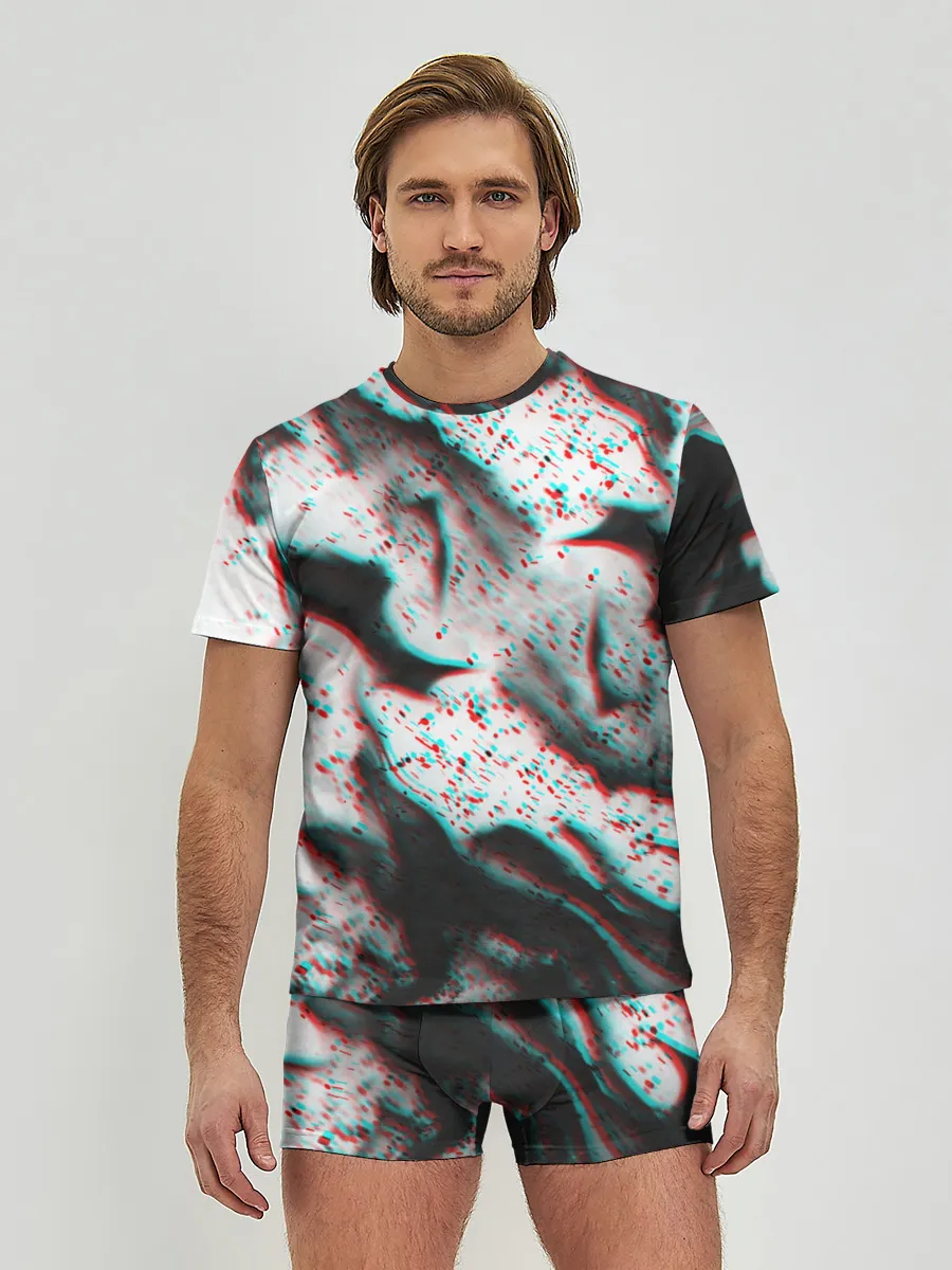 Мужские трусы с футболкой / ОГОНЬ ГЛИТЧ