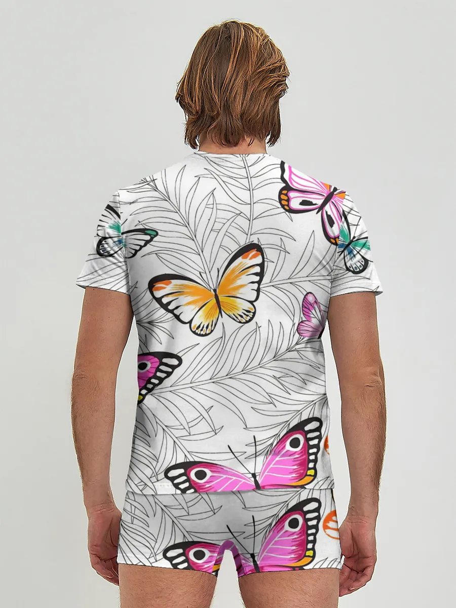 Мужские трусы с футболкой / Яркий рой