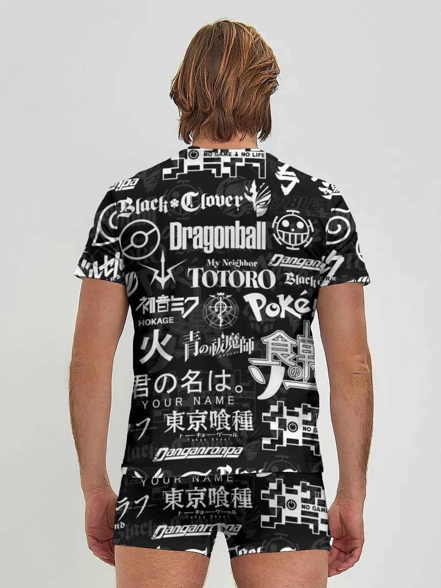 Мужские трусы с футболкой / ЛОГОТИПЫ АНИМЕ | LOGO ANIME