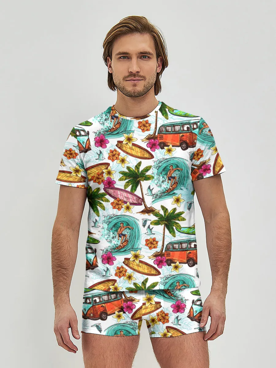 Мужские трусы с футболкой / Летнее Настроение