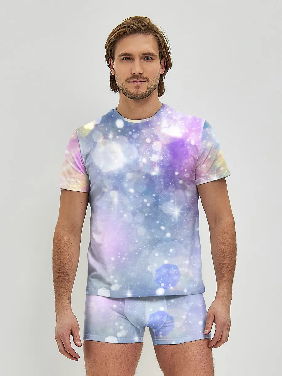 Мужские трусы с футболкой / Звездное небо