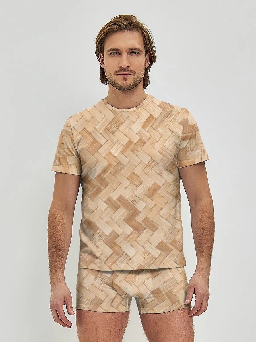 Мужские трусы с футболкой / Паркет