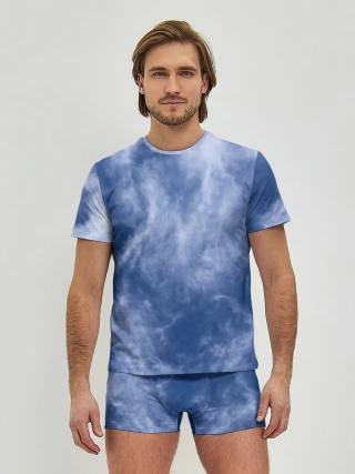 Мужские трусы с футболкой / Облака в небе