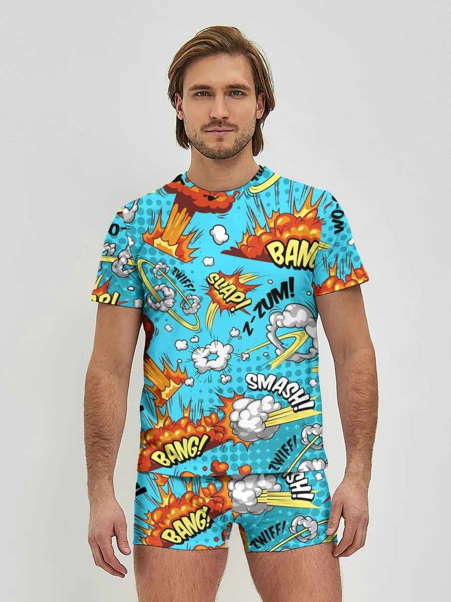 Мужские трусы с футболкой / COMICS ART