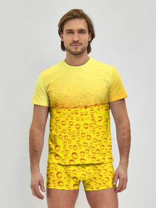 Мужские трусы с футболкой / ПИВО