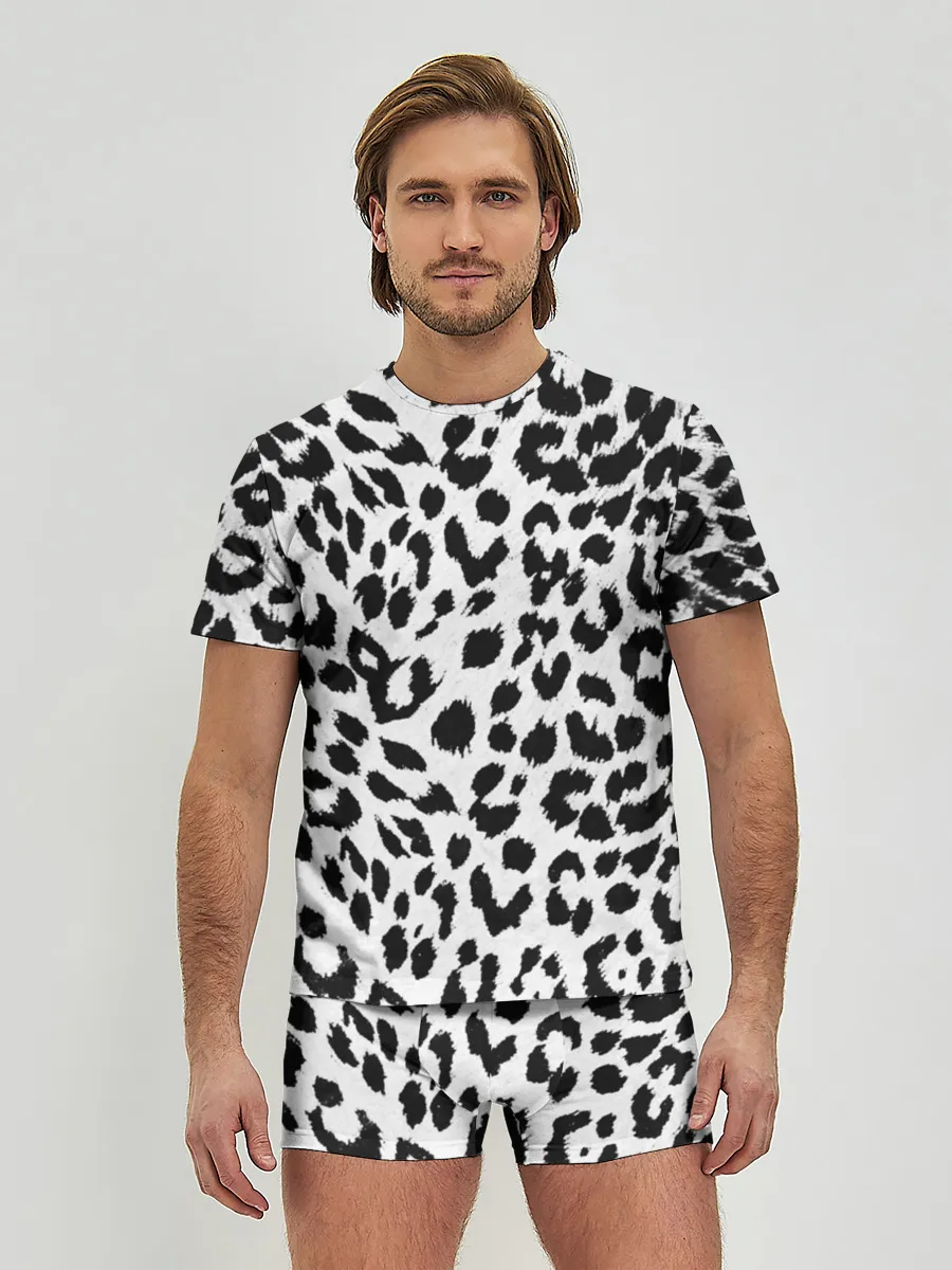 Мужские трусы с футболкой / ЯГУАР ТЕКСТУРА