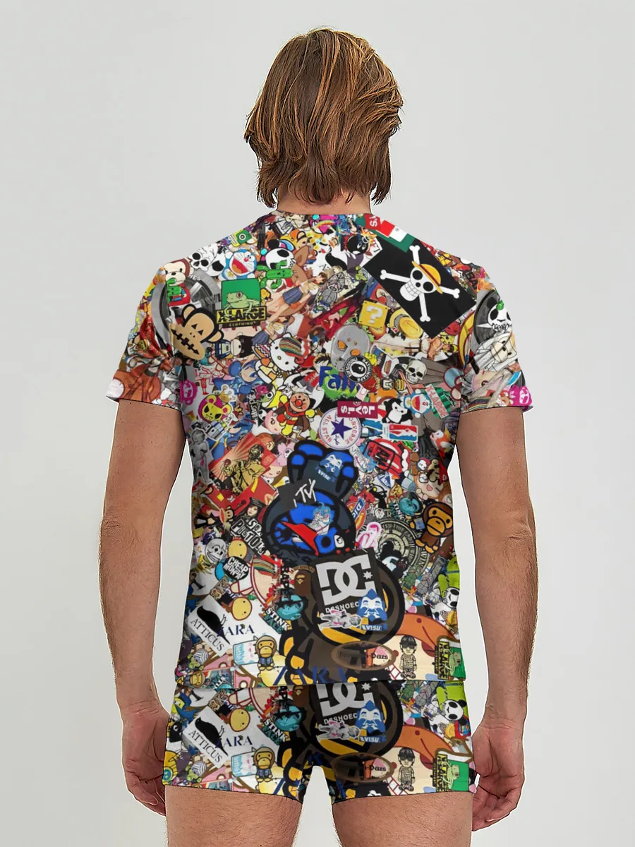 Мужские трусы с футболкой / Стикеры