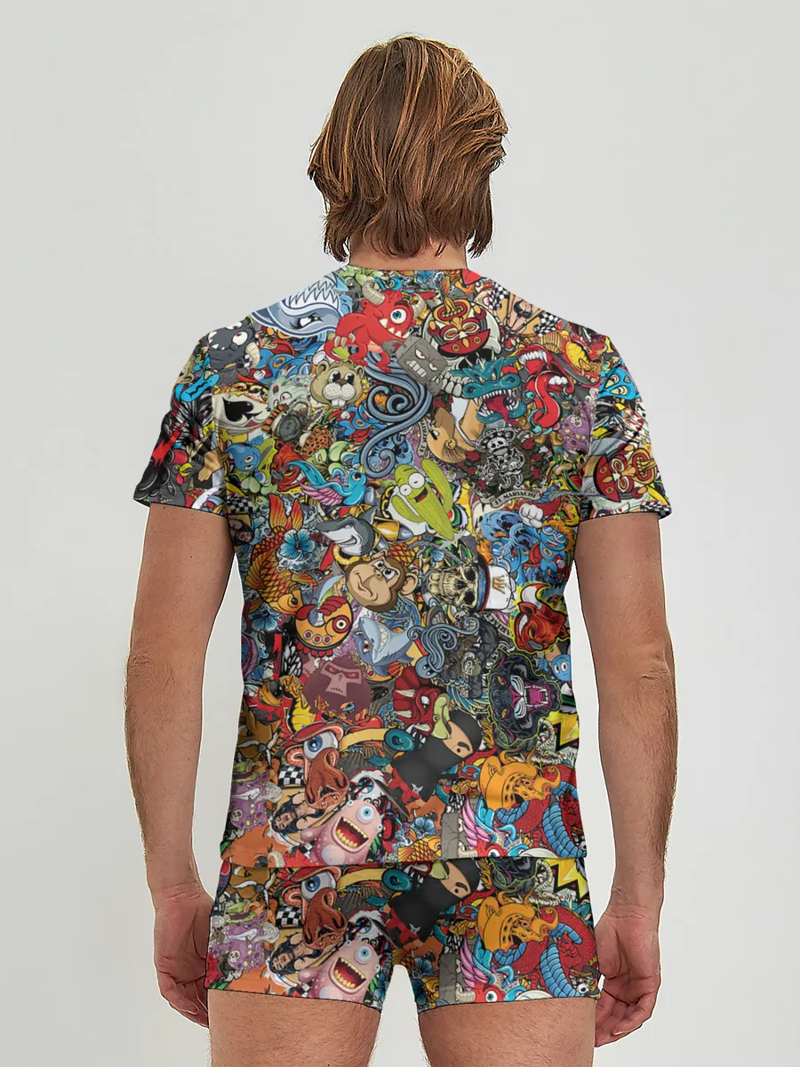 Мужские трусы с футболкой / Стикеры