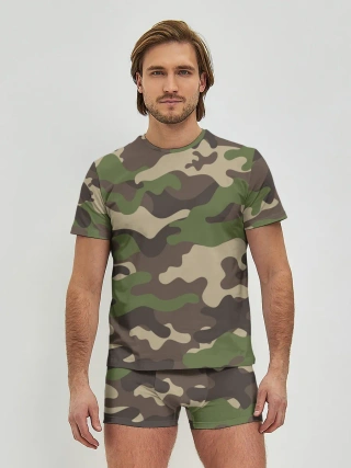 Мужские трусы с футболкой / МИЛИТАРИ