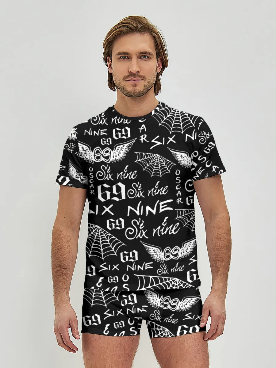 Мужские трусы с футболкой / 6IX9INE ТАТУИРОВКИ