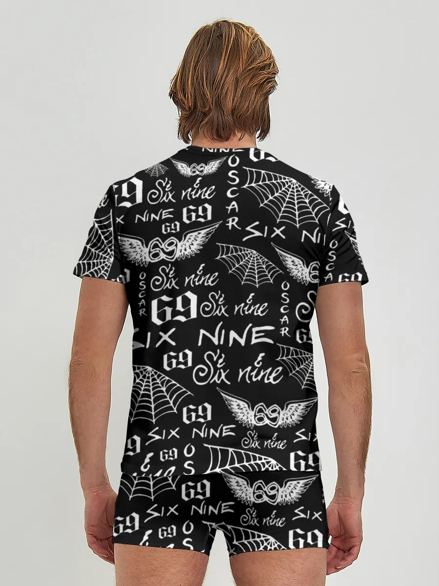 Мужские трусы с футболкой / 6IX9INE ТАТУИРОВКИ