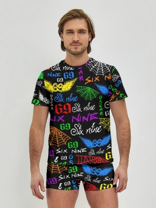 Мужские трусы с футболкой / 6IX9INE