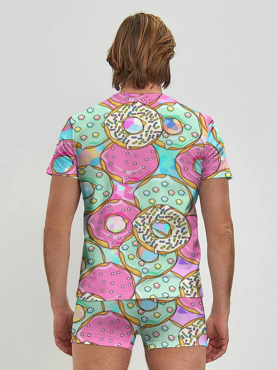Мужские трусы с футболкой / Пончики