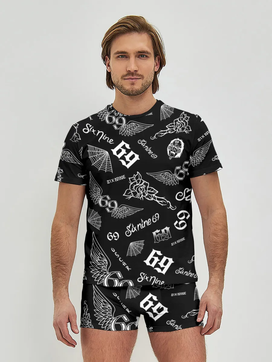 Мужские трусы с футболкой / 6IX9INE