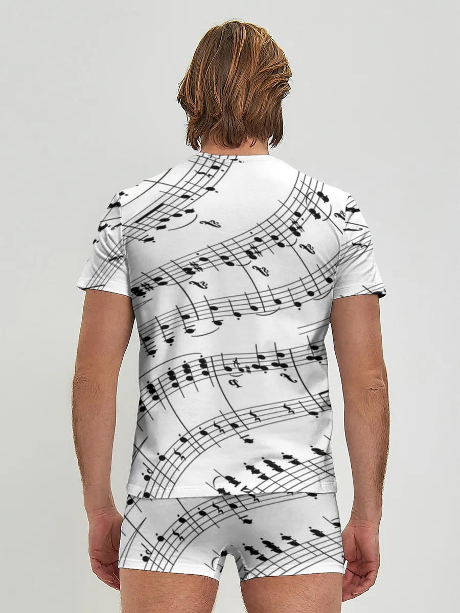 Мужские трусы с футболкой / Melody | Текстура