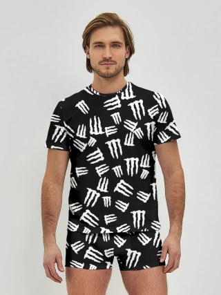 Мужские трусы с футболкой / MONSTER ENERGY