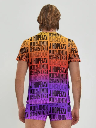 Мужские трусы с футболкой / BTS