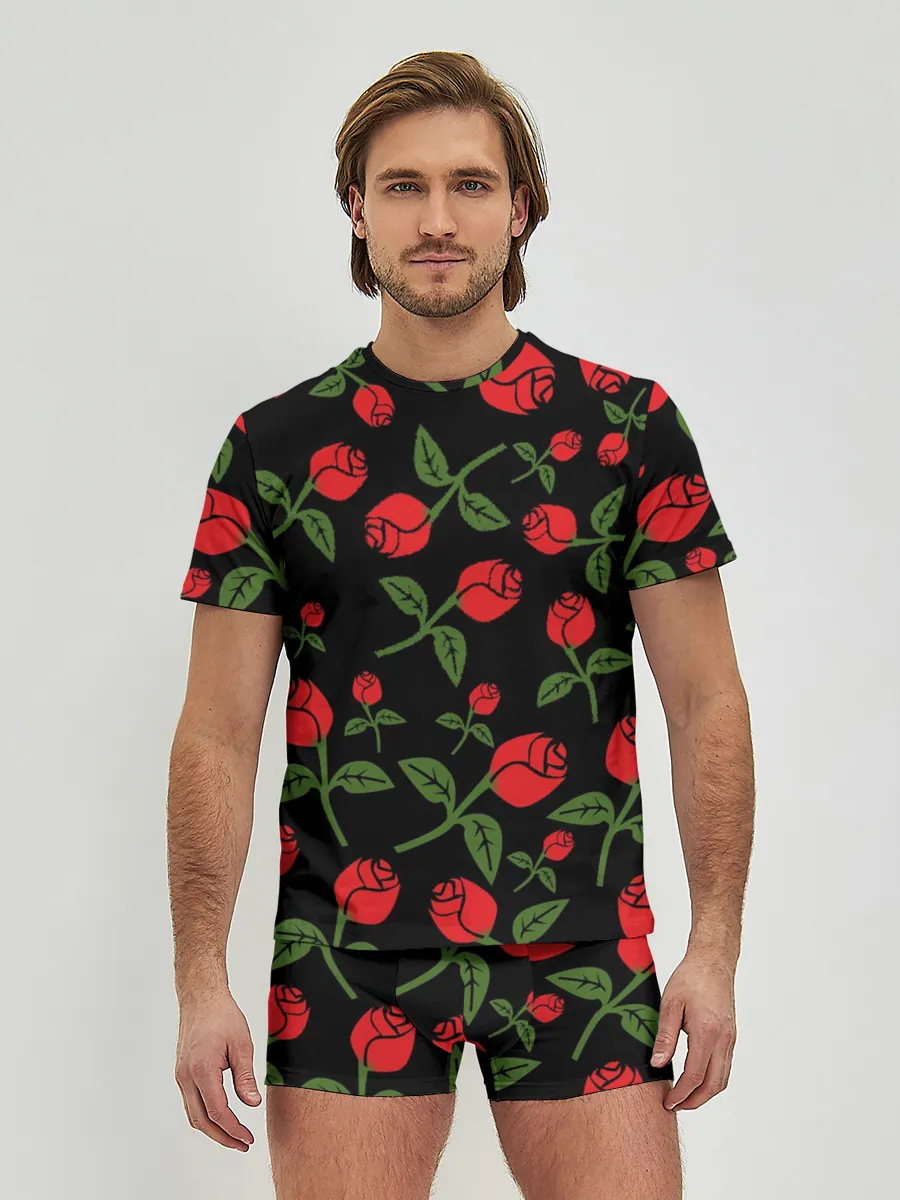 Мужские трусы с футболкой / Roses Art