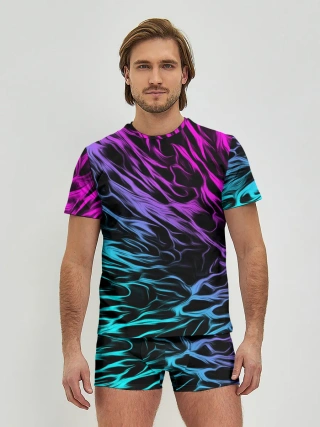 Мужские трусы с футболкой / НЕОНОВЫЕ РАЗВОДЫ / НЕОН