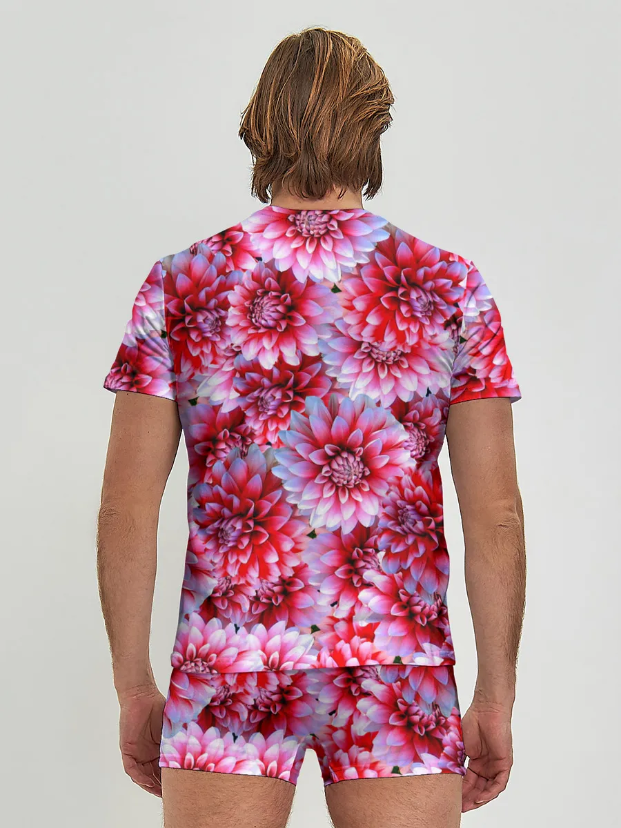 Мужские трусы с футболкой / Георгины