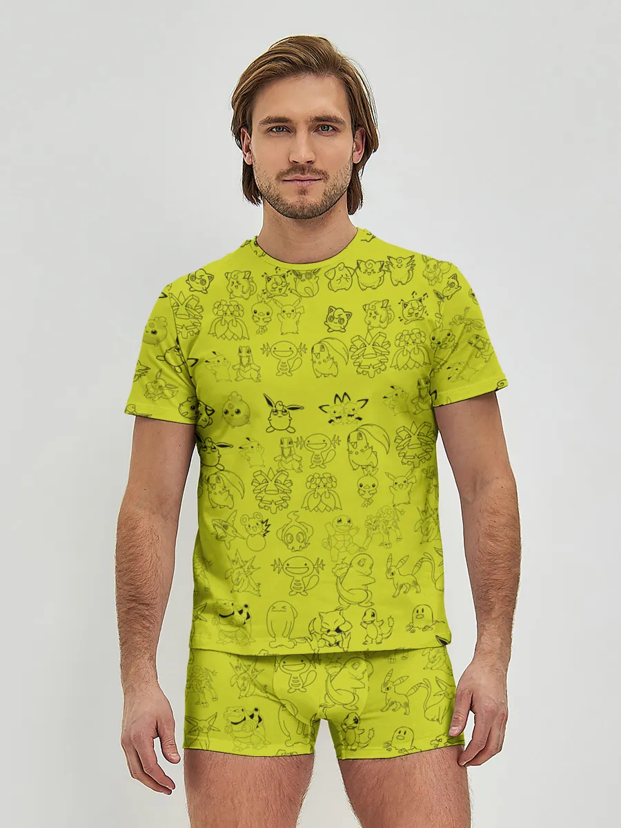 Мужские трусы с футболкой / покемоны