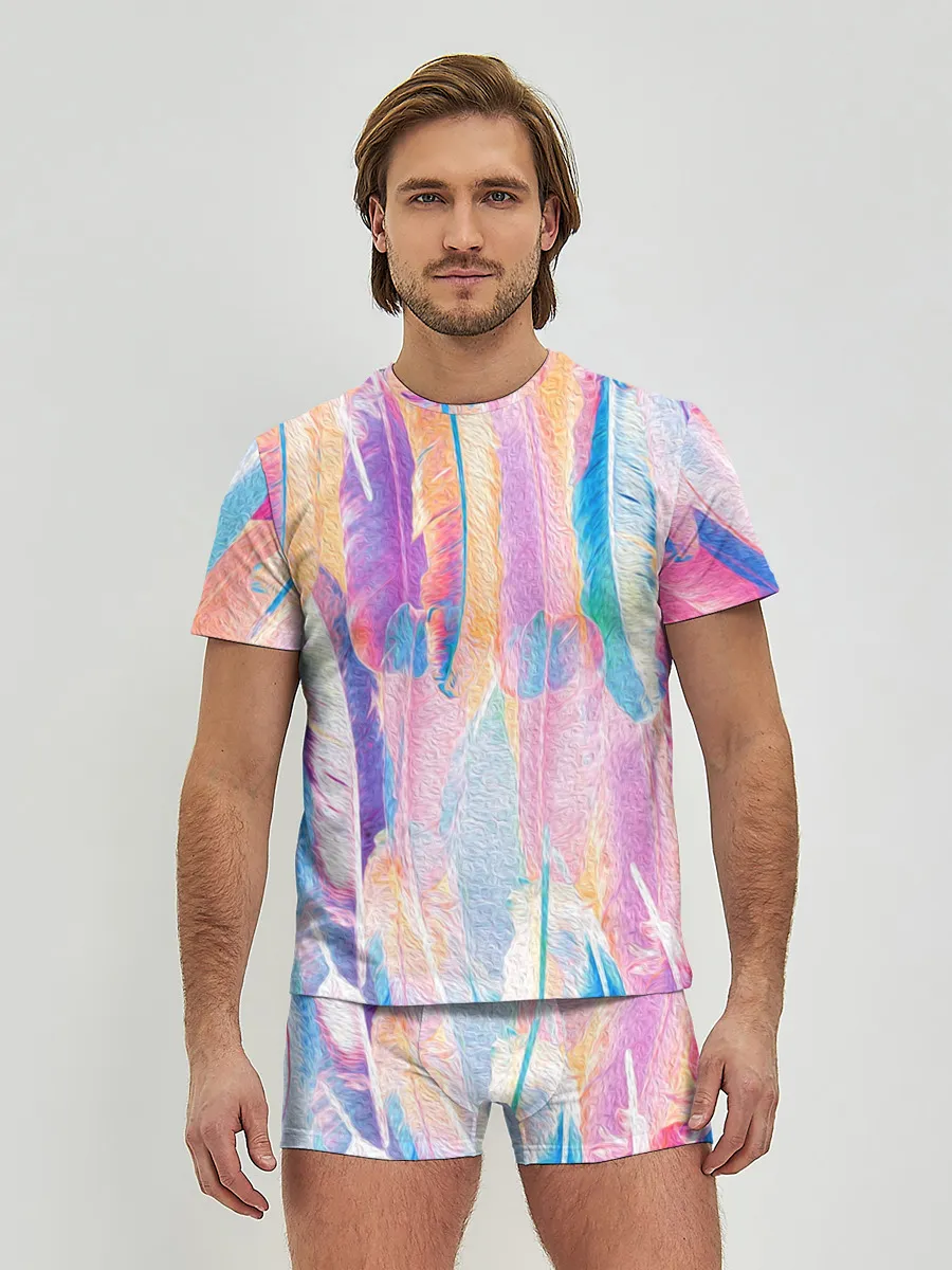 Мужские трусы с футболкой / ПЕРЬЯ