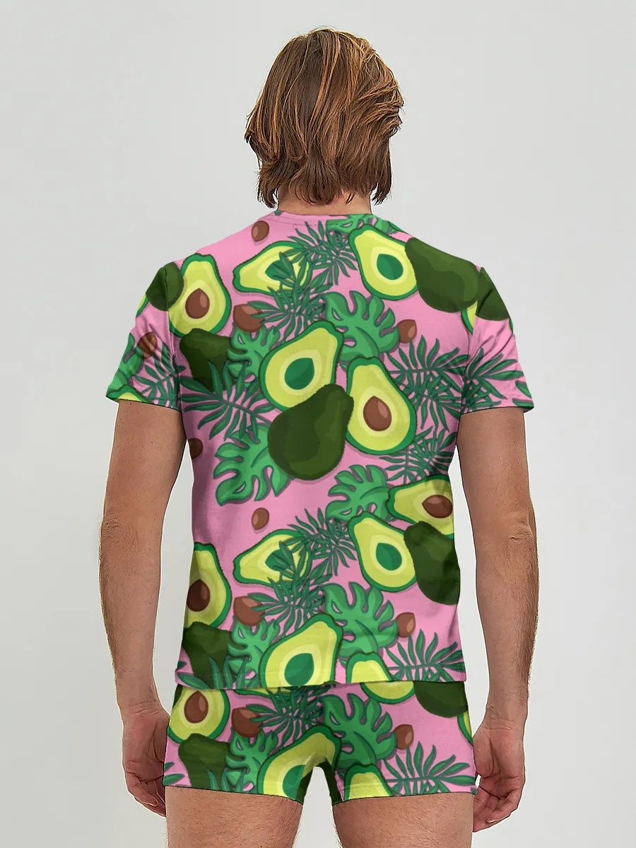 Мужские трусы с футболкой / avocado