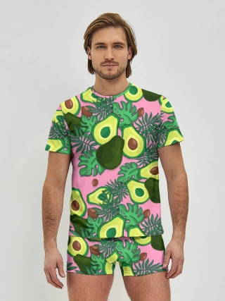 Мужские трусы с футболкой / avocado