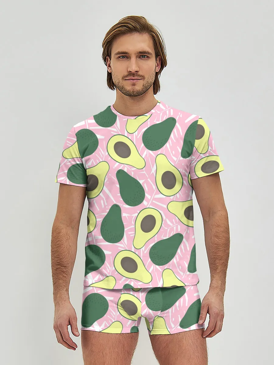 Мужские трусы с футболкой / avocado