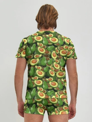 Мужские трусы с футболкой / avocado