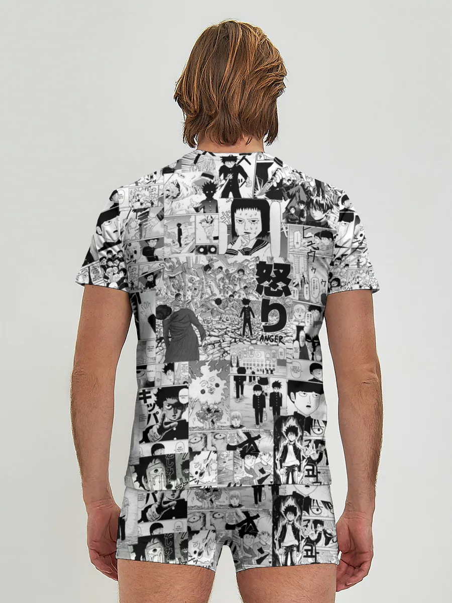 Мужские трусы с футболкой / МОБ ПСИХО 100