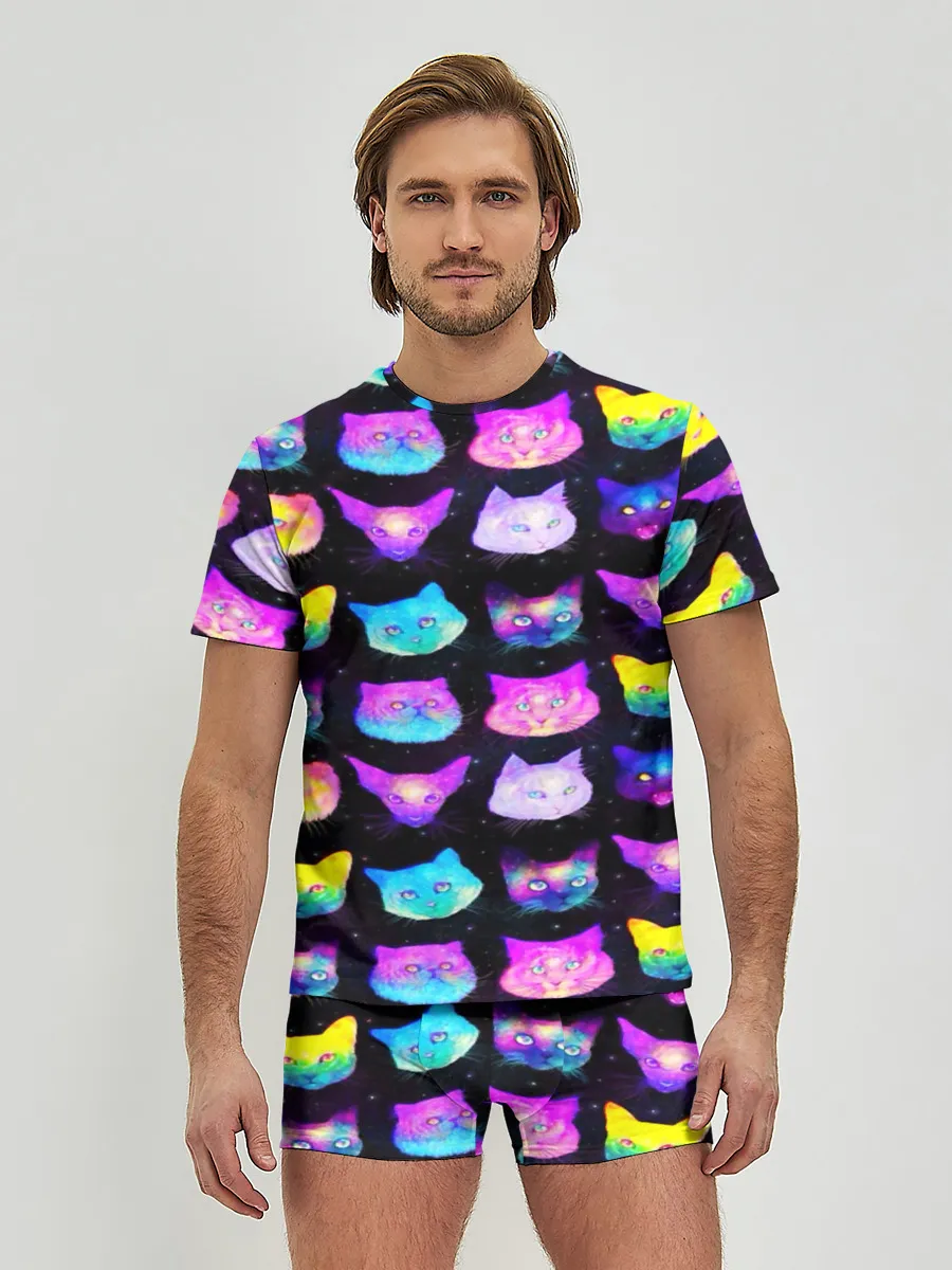 Мужские трусы с футболкой / КОТО КОСМОС