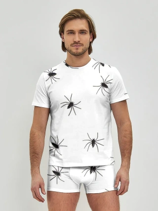 Мужские трусы с футболкой / Пауки