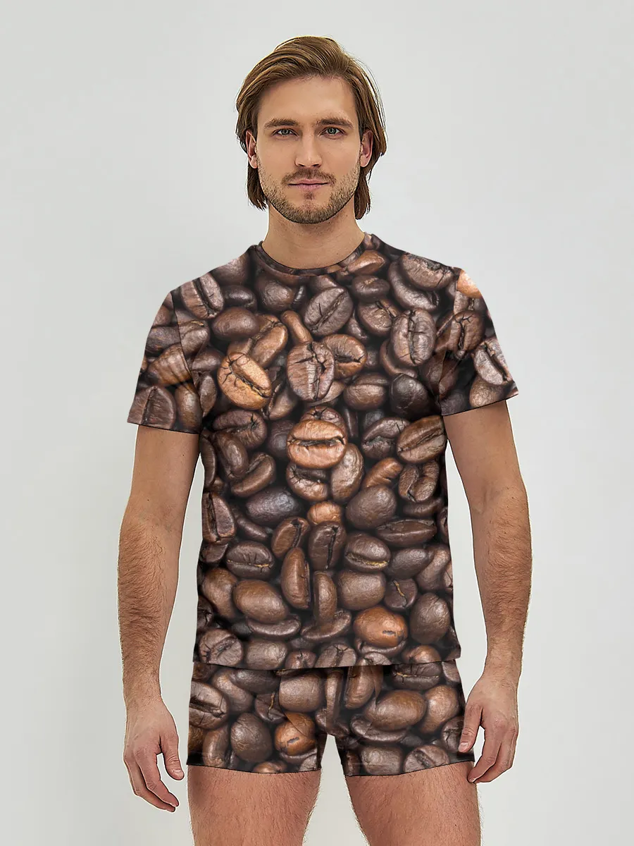 Мужские трусы с футболкой / Coffee