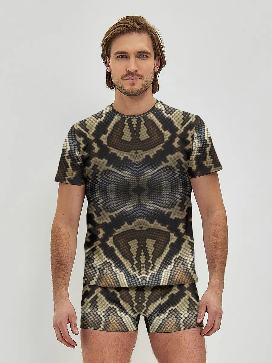 Мужские трусы с футболкой / Snakeskin