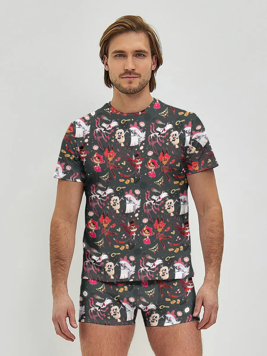 Мужские трусы с футболкой / Hazbin Hotel