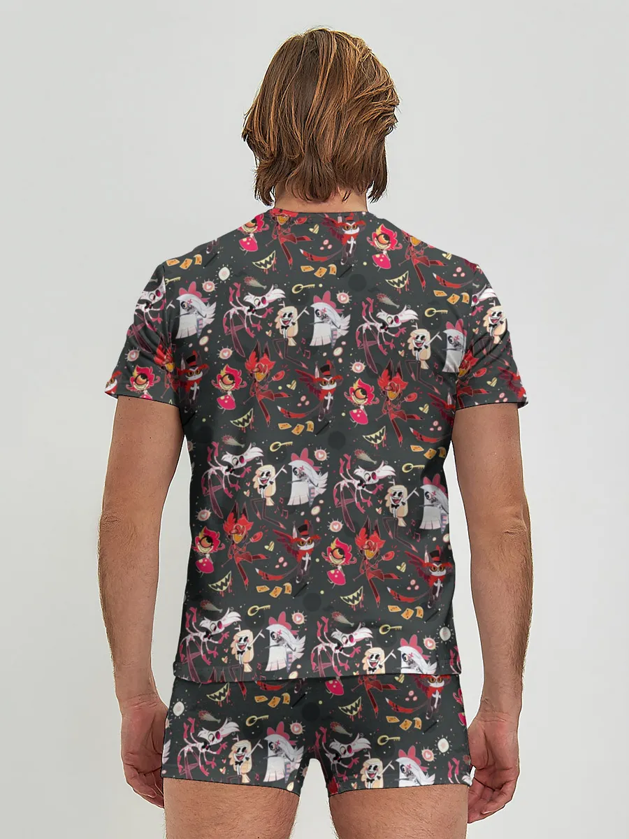 Мужские трусы с футболкой / Hazbin Hotel