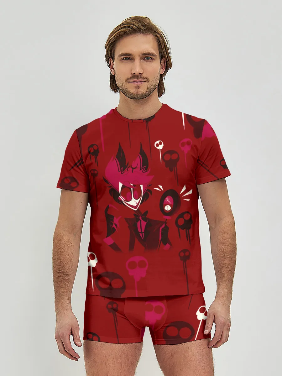 Мужские трусы с футболкой / Hazbin Hotel