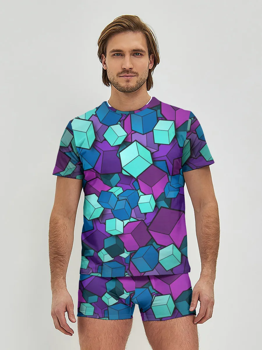 Мужские трусы с футболкой / Кубы