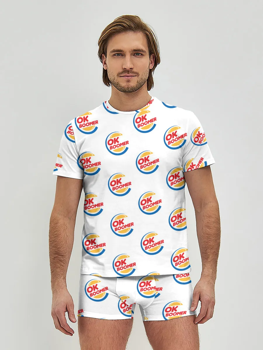 Мужские трусы с футболкой / OK BOOMER