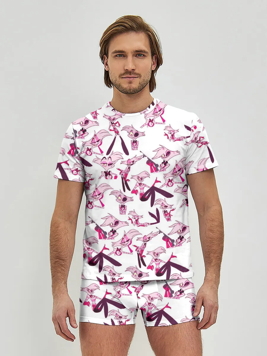 Мужские трусы с футболкой / Hazbin Hotel: Angel Dust