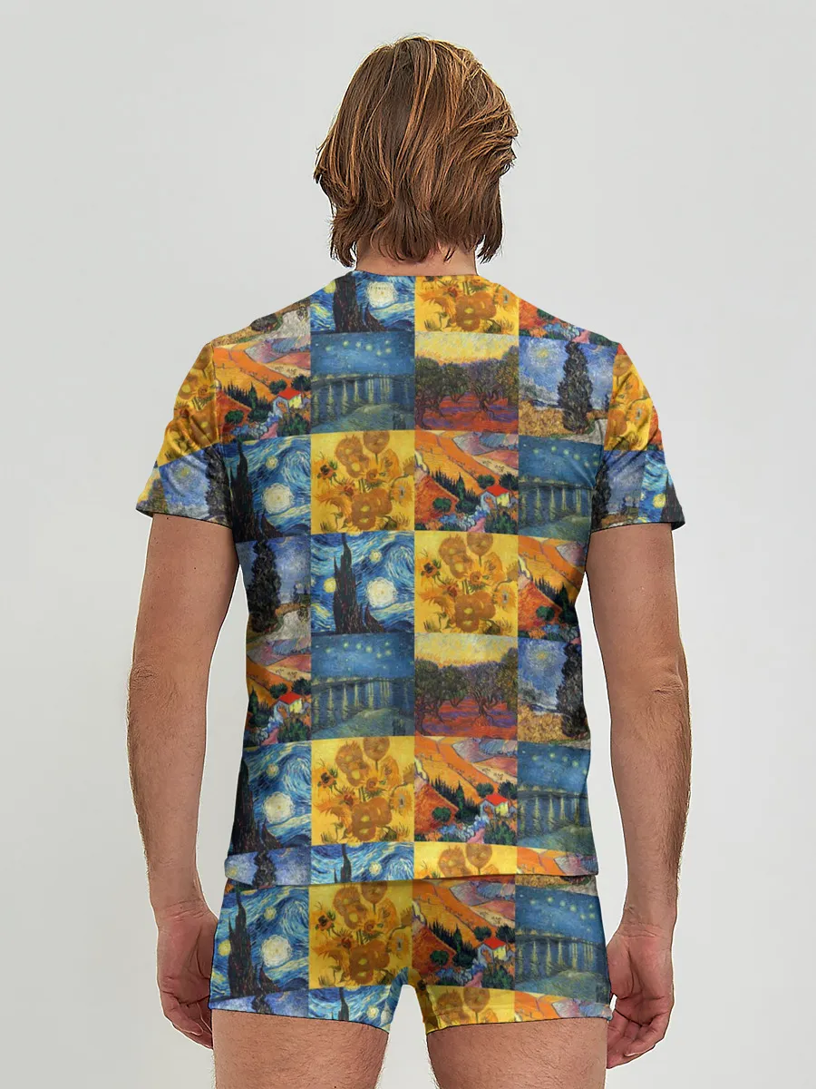 Мужские трусы с футболкой / Картины Ван Гога