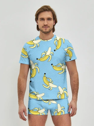Мужские трусы с футболкой / Banana art