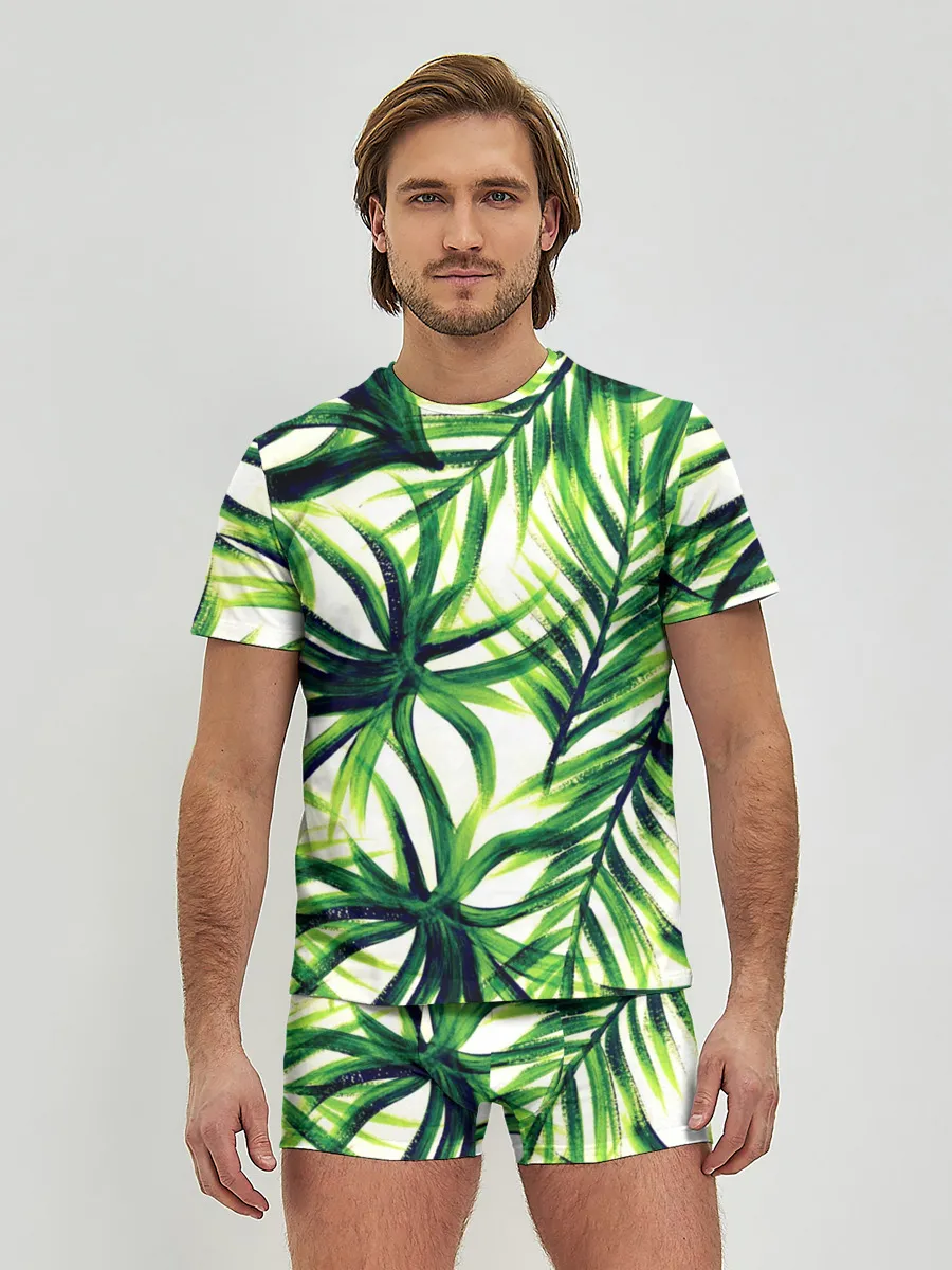 Мужские трусы с футболкой / Тропики