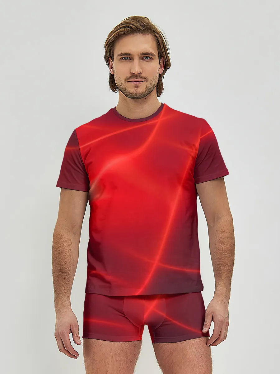 Мужские трусы с футболкой / Плавные Линии