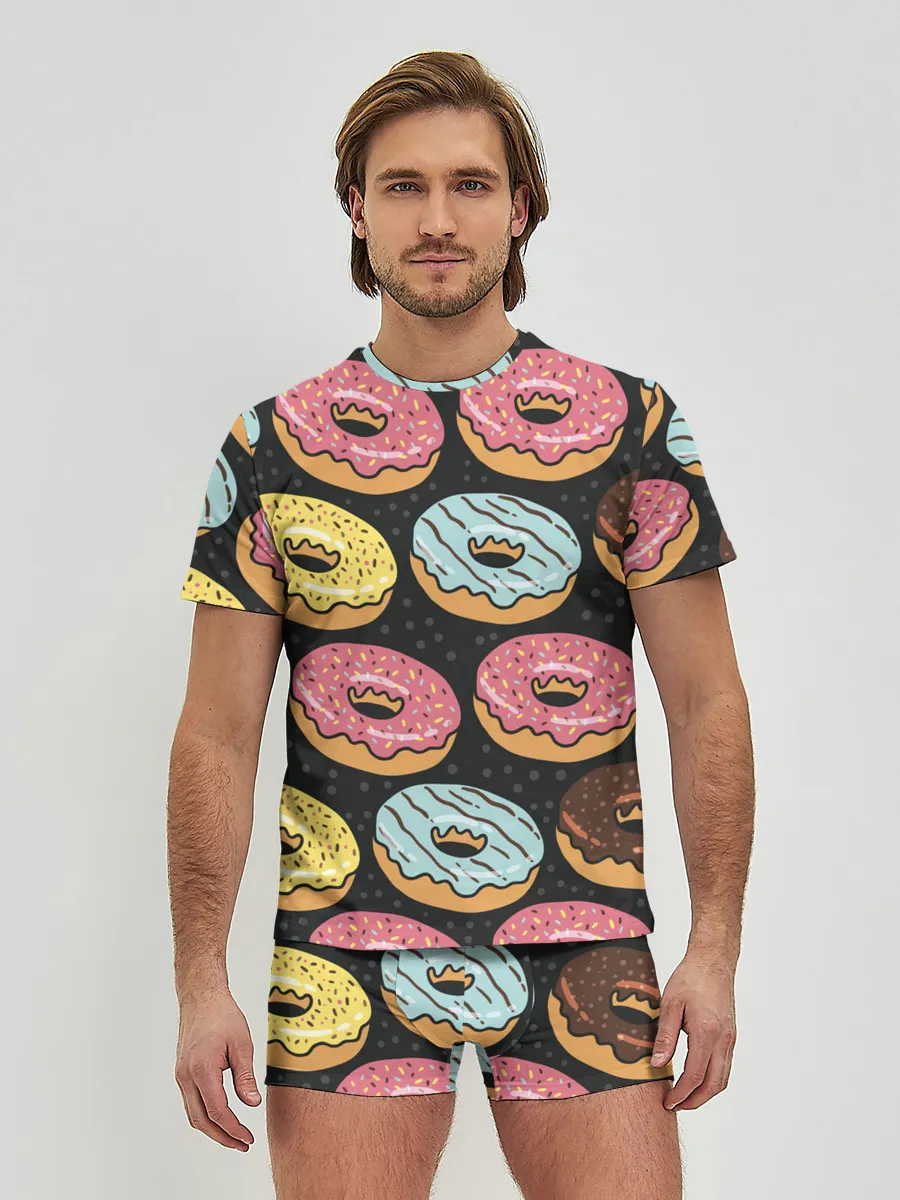 Мужские трусы с футболкой / Сладкоежка