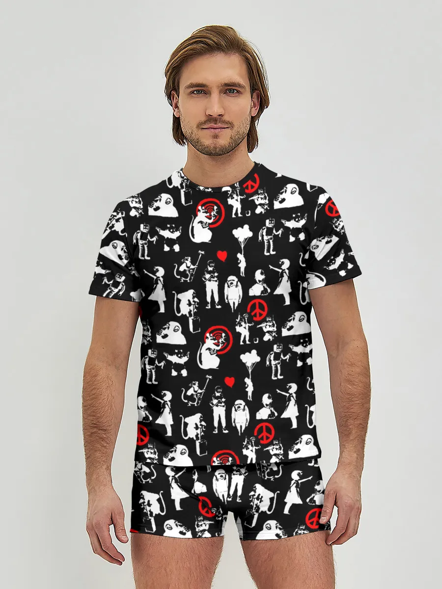 Мужские трусы с футболкой / Banksy