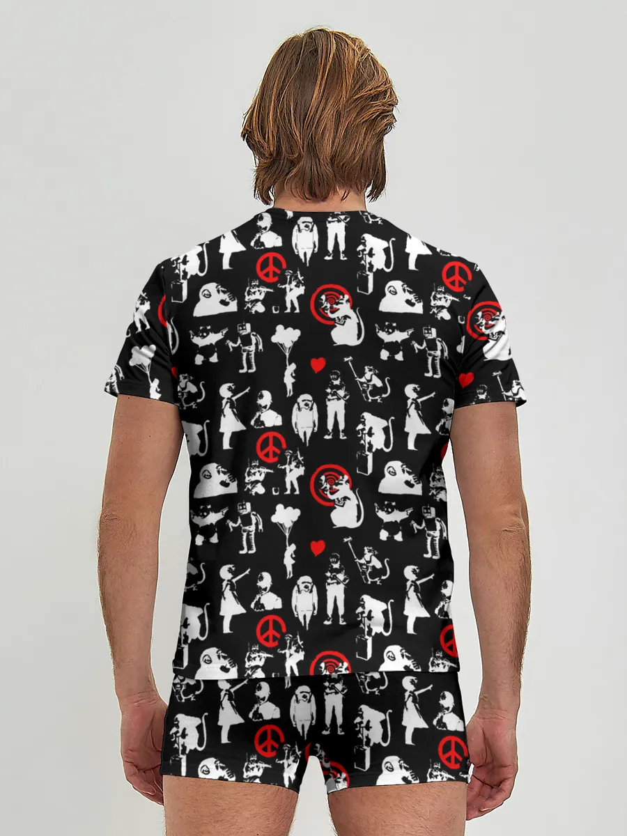 Мужские трусы с футболкой / Banksy