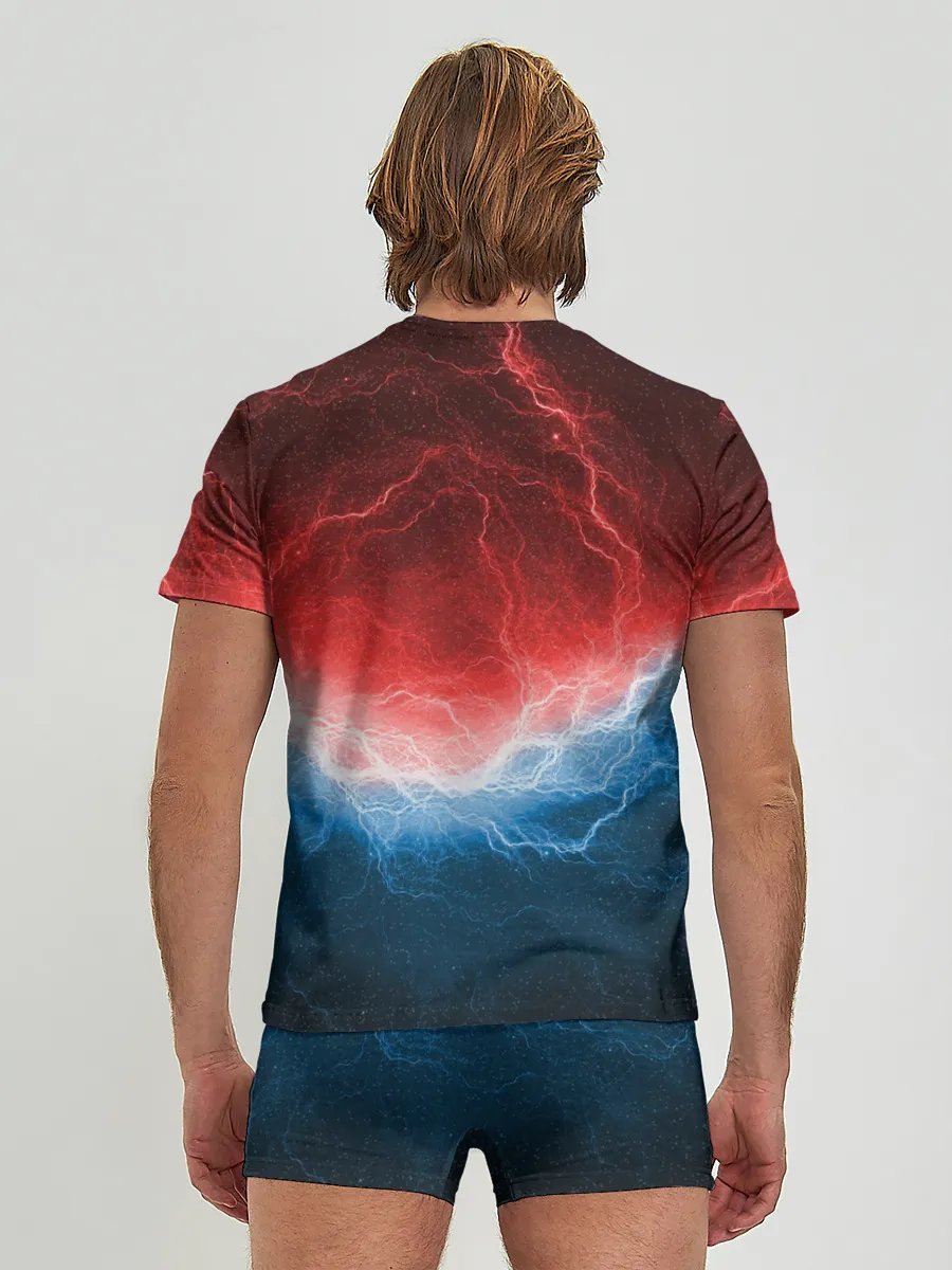 Мужские трусы с футболкой / Огонь и лёд